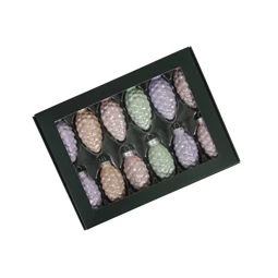 Toboz 6 cm pastel opal S/12