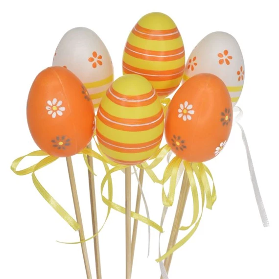 Tojás betűzős 6 cm S/6