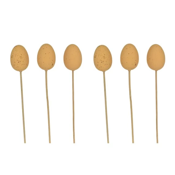 Tojás pöttyös, betűzős 5 cm S/6