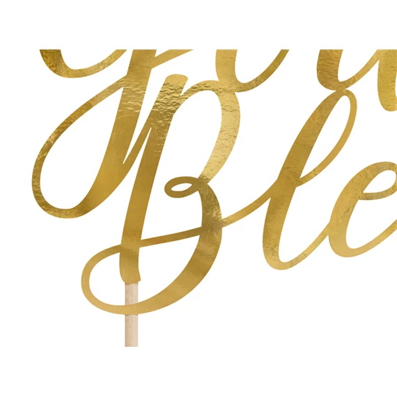 Tortadísz isten áldása arany 27,5 cm