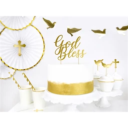 Tortadísz isten áldása arany 27,5 cm