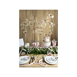 Tortadísz szerelem ezüst 17 cm