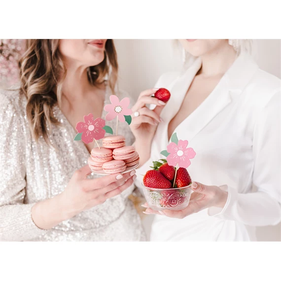 Tortadísz virágok, mix, 13-14,5 cm S/8