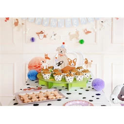 Tortatartó kutyás, vegyes 45x35 cm