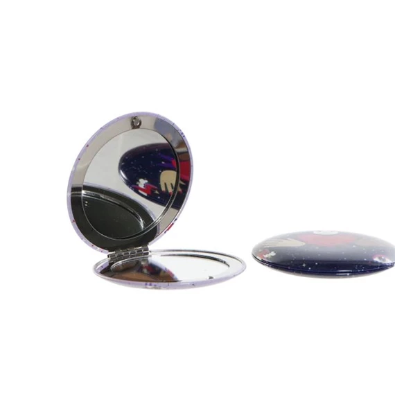 Tükör 6,5x6,5x1,3 cm 2 féle