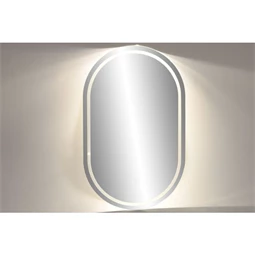 Tükör domború szegéllyel, LED-es 50x0,5x80 cm