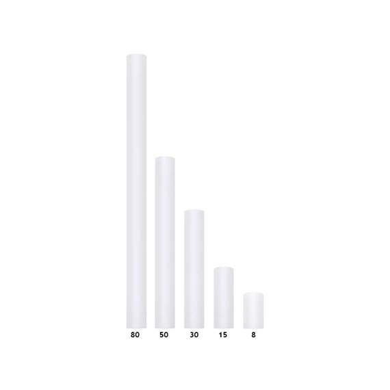 Tüll sima fehér 0,8 cm x 20m