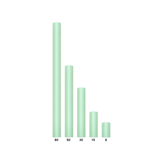 Tüll sima menta 0,15 cm x 9 m