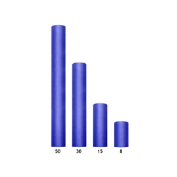 Tüll sima tengerészkék 0,15 cm x 9 m