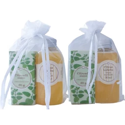 Tusfürdő és szappan szett, citromfű-kubeba illatú 50 ml + 60 g S/2