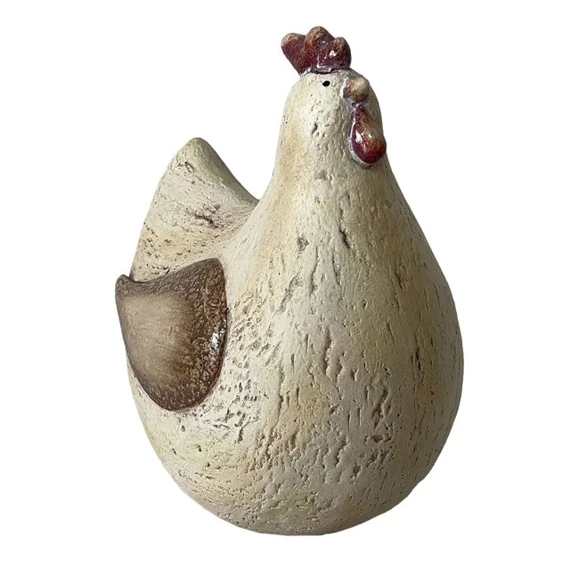 Tyúk gömbölyű, ülő 22x15,5x25,5 cm
