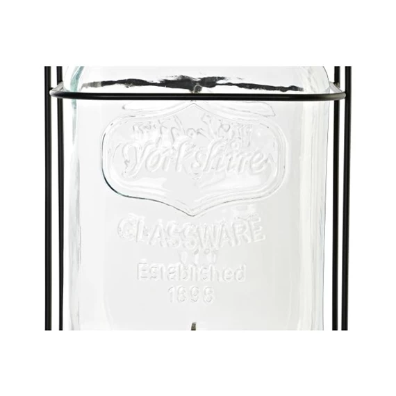 Üveg csappal 23x26x42 cm