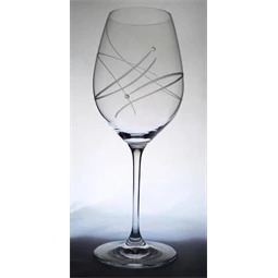 Boros pohár Swarovski kristállyal 470 ml 24x9,3 cm S/2