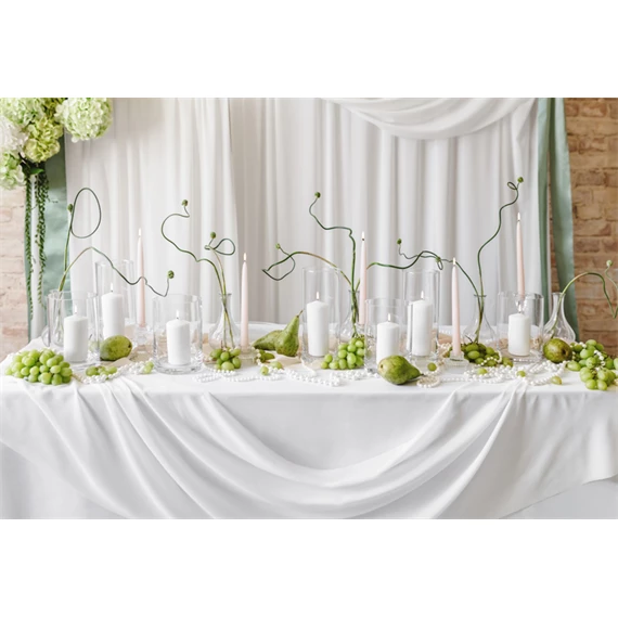 Üvegcső gyertyákhoz 10x23 cm