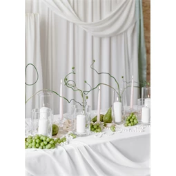 Üvegcső gyertyákhoz 13x17 cm