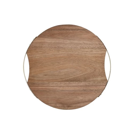 Vágódeszka kör alakú 32,3x31,3x1,4 cm