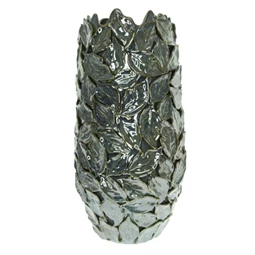 Váza 3D levél mintával 25x24x49 cm