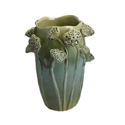 Váza 3D lótusz mintával 27,5x25,5x35 cm