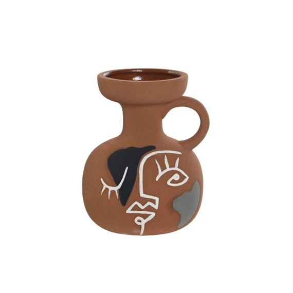 Váza arccal 11,9x11,7x14,7 cm