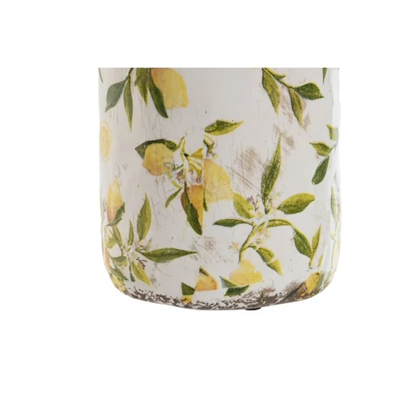 Váza citrom mintás 15x15x31,5 cm