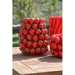 Váza eper 24x24x28,5 cm