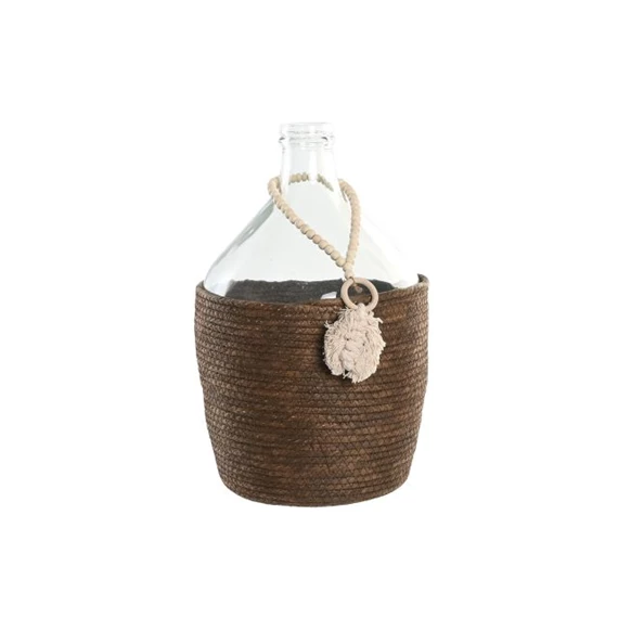 Váza fonott borítással 26x26x39 cm