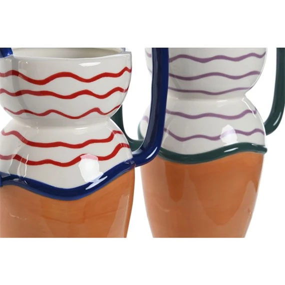 Váza hullámos 20,7x12,6x23,5 cm 2 féle