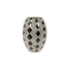 Váza kerek, mintás 35 cm