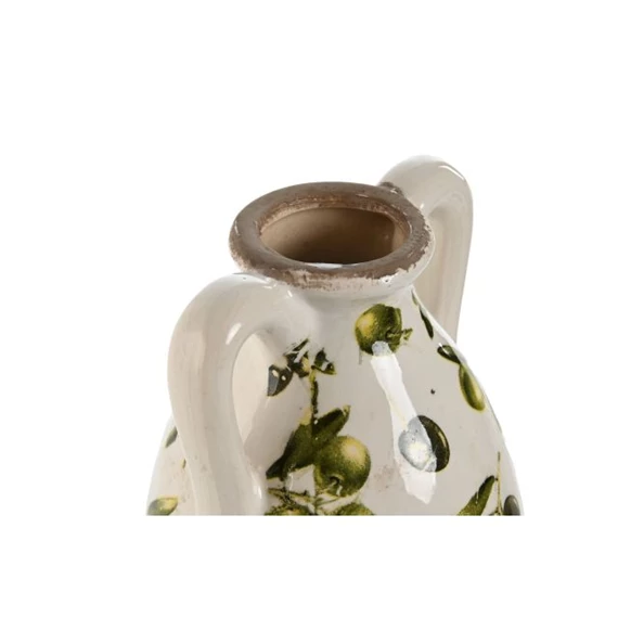 Váza levél mintás 13x13x35 cm