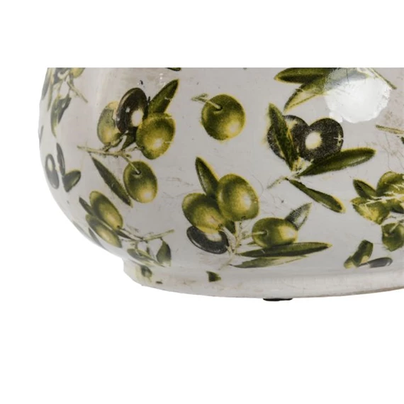 Váza levél mintás 21x20x16 cm