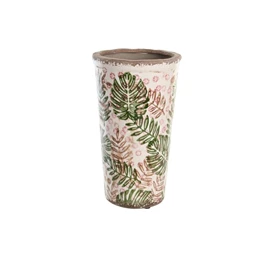 Váza leveles 14x14x25 cm