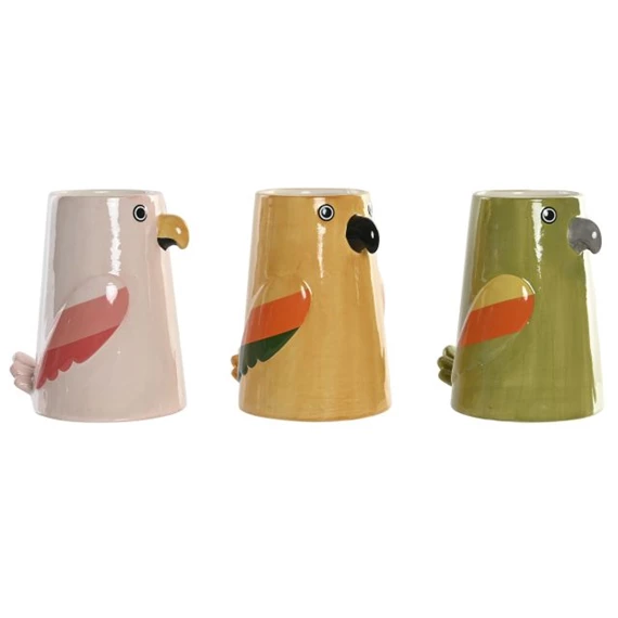 Váza madár 19x16x22 cm 3 féle