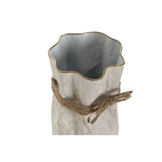 Váza szett kötéllel 17x17x54 cm S/3