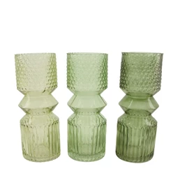 Váza 12x12x30 cm 3 féle