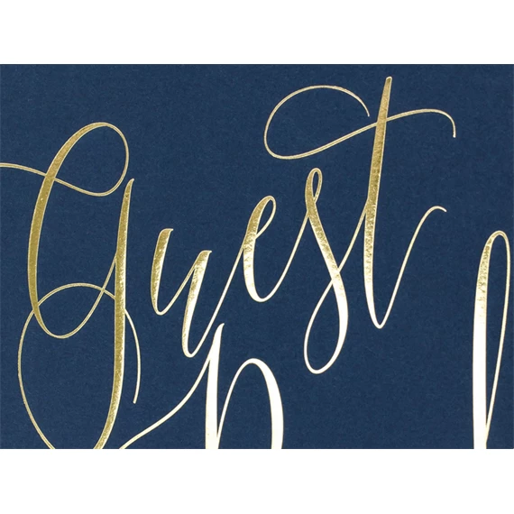 Vendégkönyv 20x24,5 cm sötétkék 22 oldal