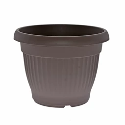 Virágcserép Campana bordázott, kerek 40x21x26 cm