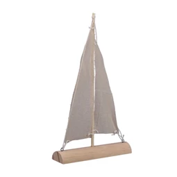 Vitorlás hajó 18x4,5x31 cm