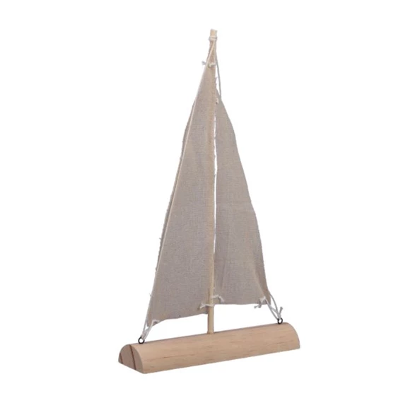 Vitorlás hajó 18x4,5x31 cm