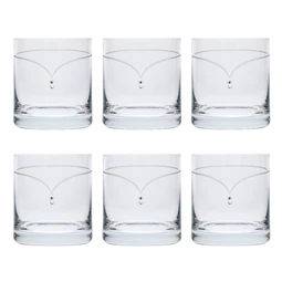 Whisky pohár Swarovski kristállyal 300 ml 8,8x8 cm S/6