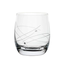 Whisky pohár Swarovski kristállyal 350 ml 9,5x8,4 cm S/6