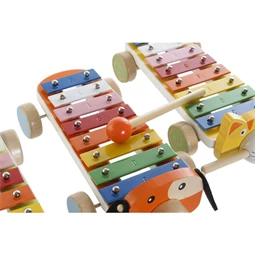 Xilofon állatok 27x13,6x8,5 cm 3 féle