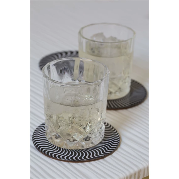 Poháralátét moaré mintával S/4